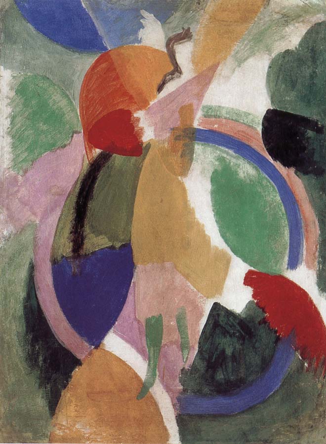 Delaunay, Robert The Fem holding parasol